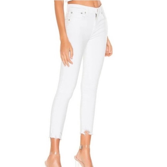 Agolde - Sophie High Rise Skinny Crop Jeans - Picture 2 of 3